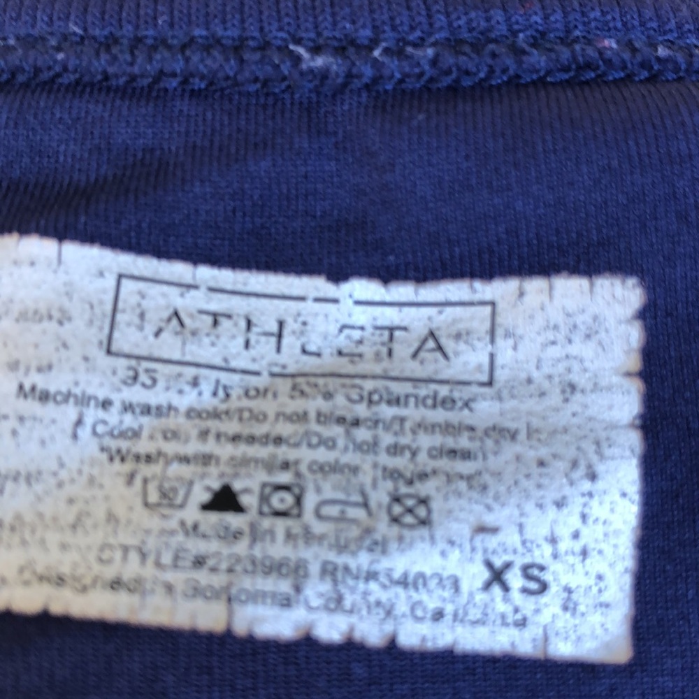 Athleta tank in navy - Picture 7 of 7